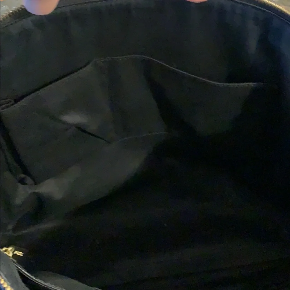 Fossil Black Leather Tote Bag - Picture 7 of 7